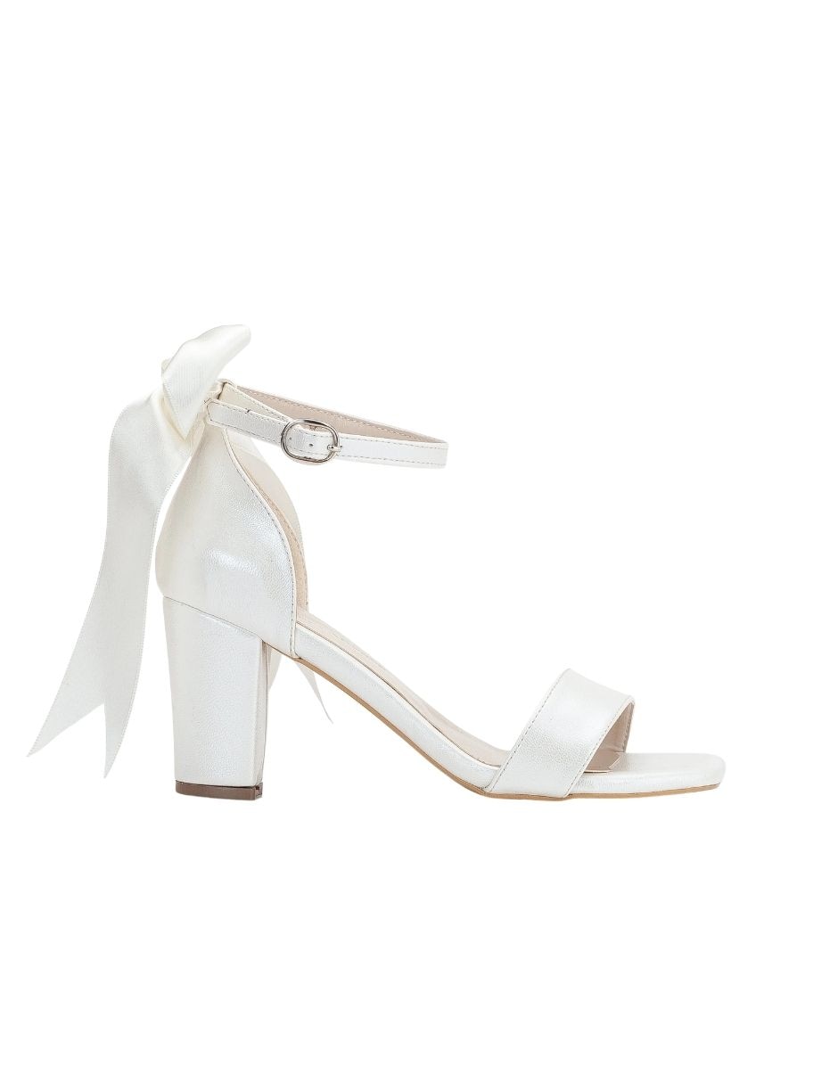 Zapato de tacón noelle de piel para mujer 2