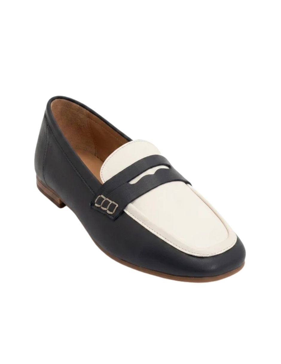 Mocasín skye de piel para mujer