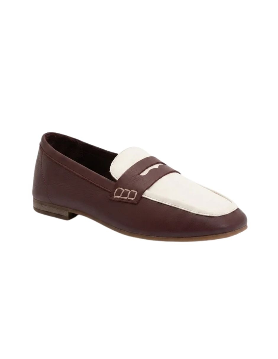 Mocasín skye de piel para mujer 1
