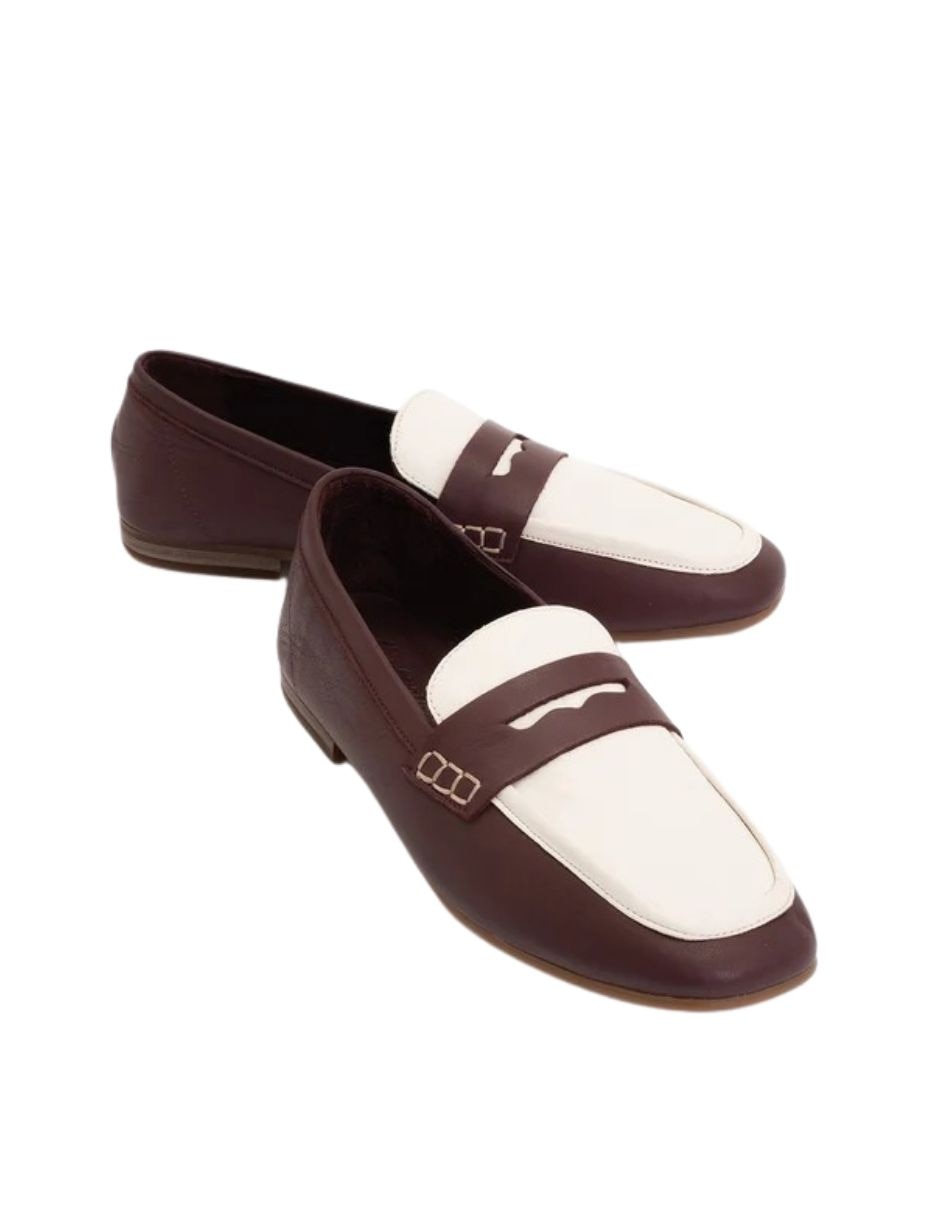 Mocasín skye de piel para mujer 3