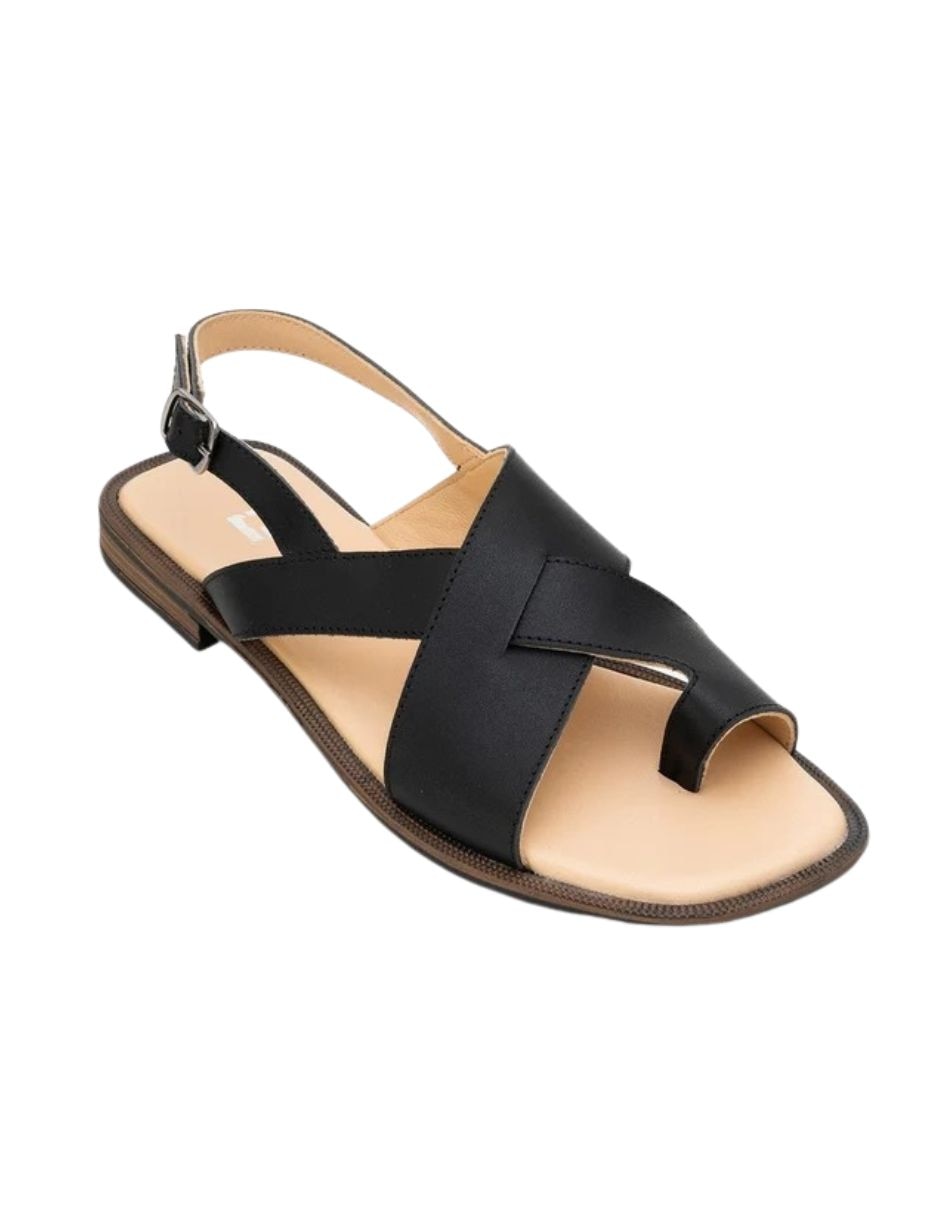 Zueco louna de piel para mujer 1