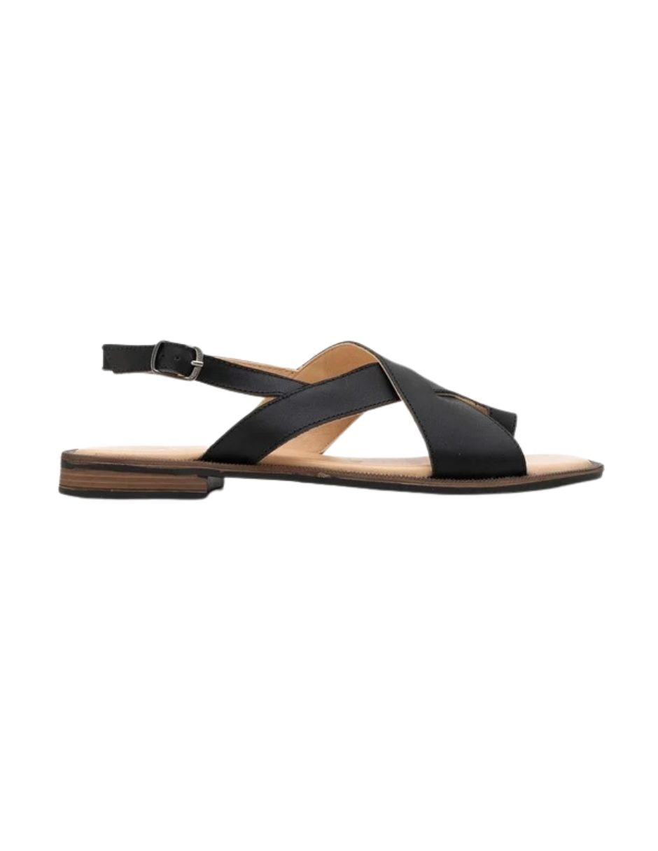 Zueco louna de piel para mujer 3