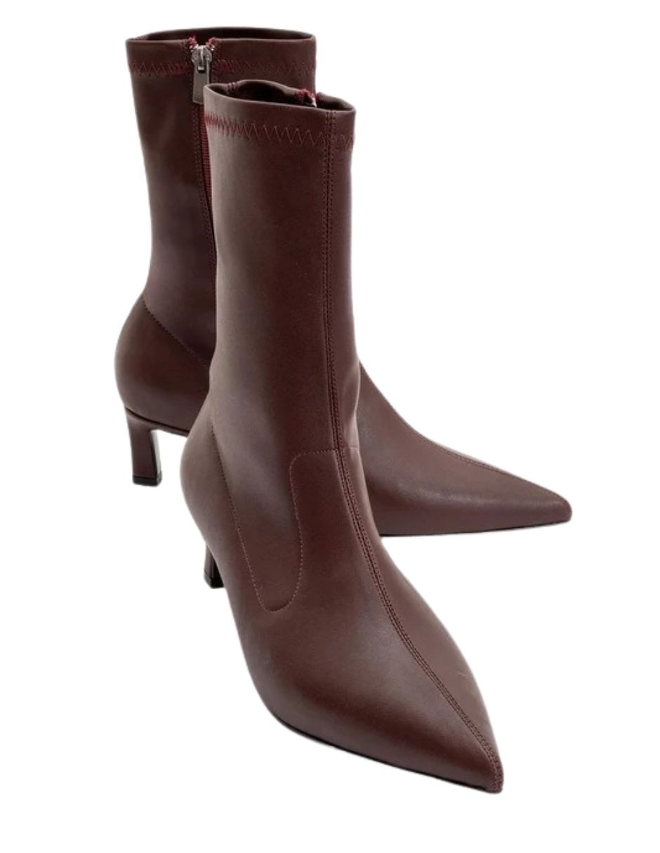 Zapato de tacón lewin de piel para mujer 2