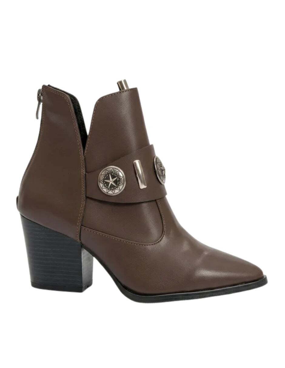Zapato de tacón kenda de piel para mujer 3