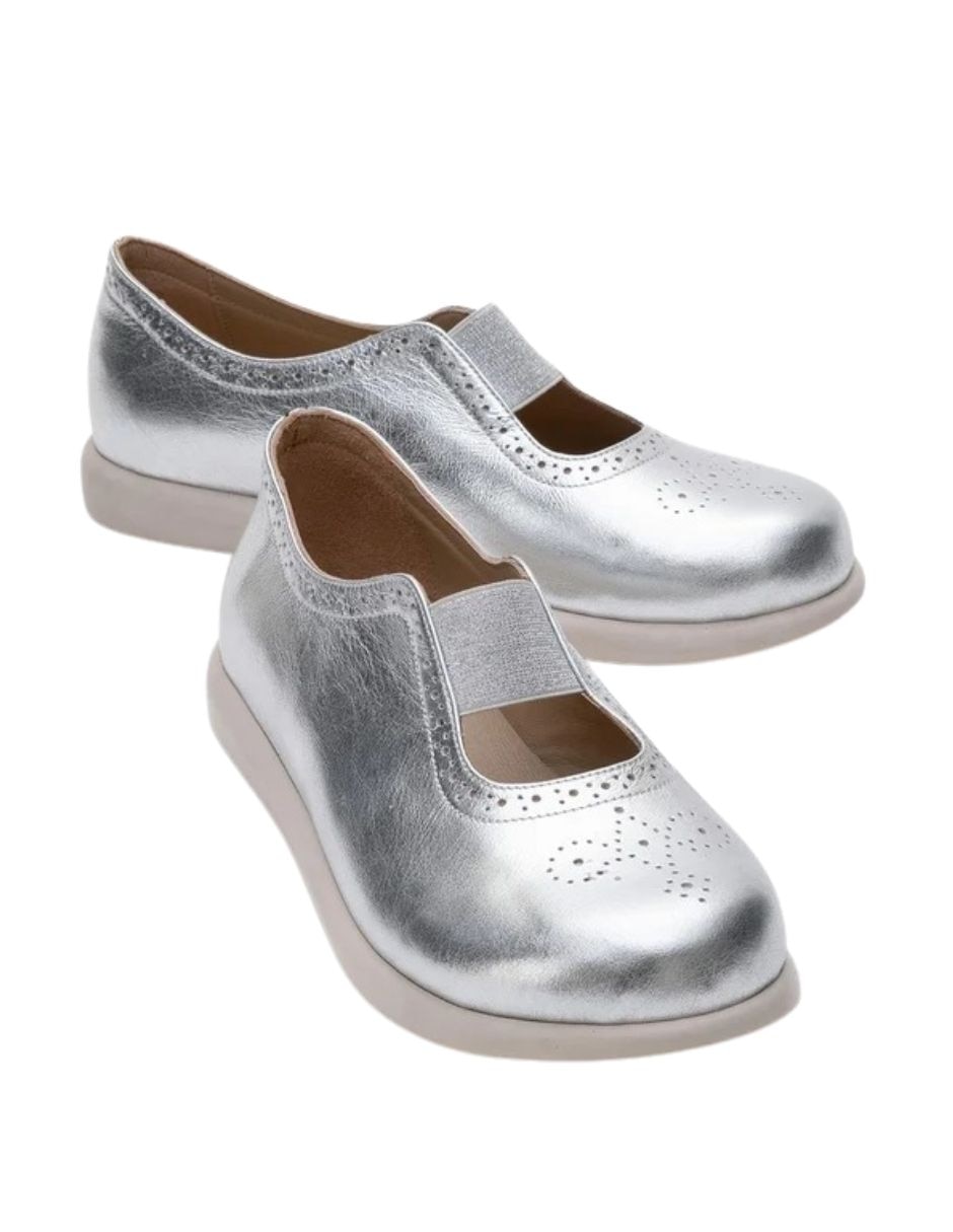 Balerina chelle de piel para mujer 3