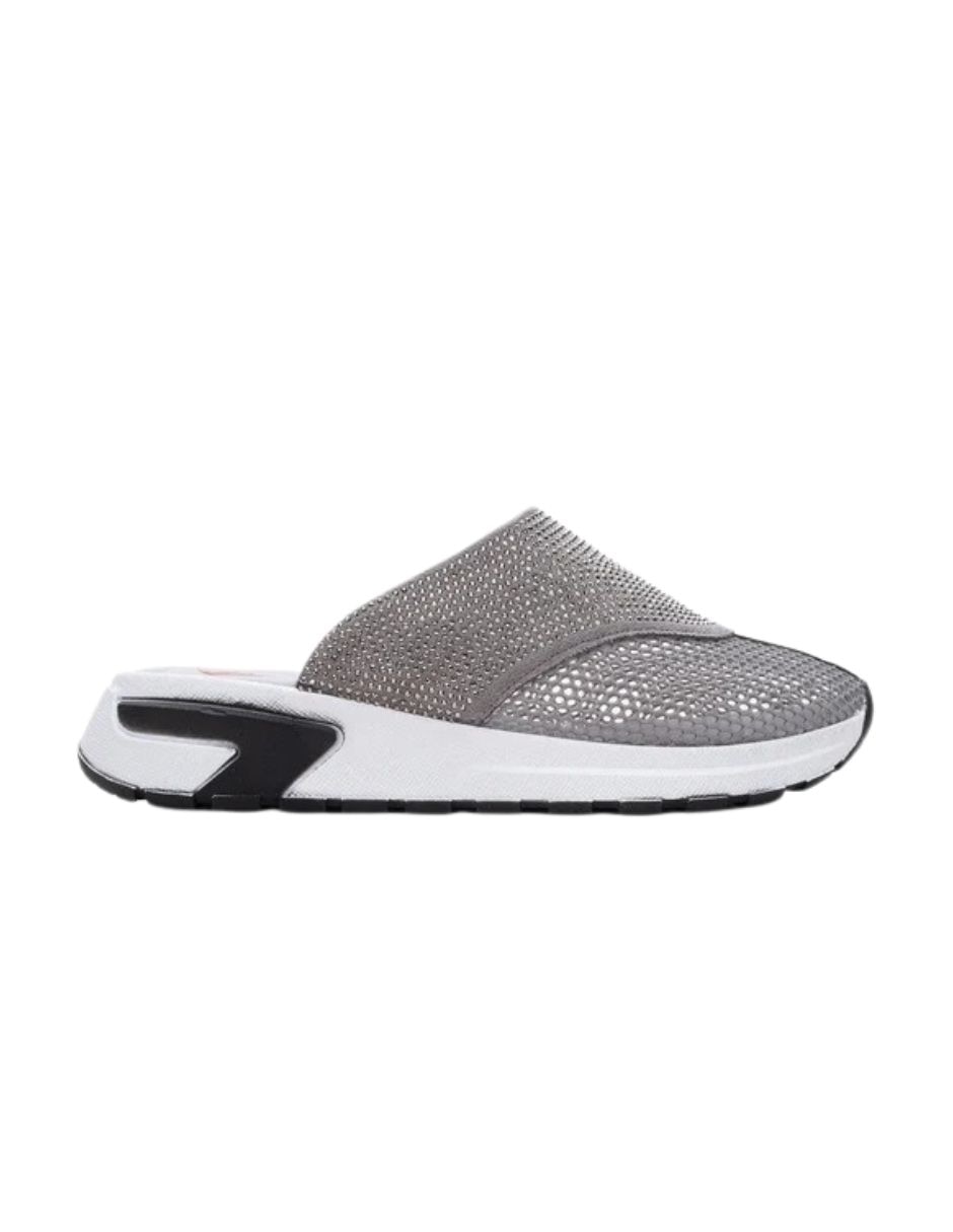 Zueco glea de piel para mujer 4