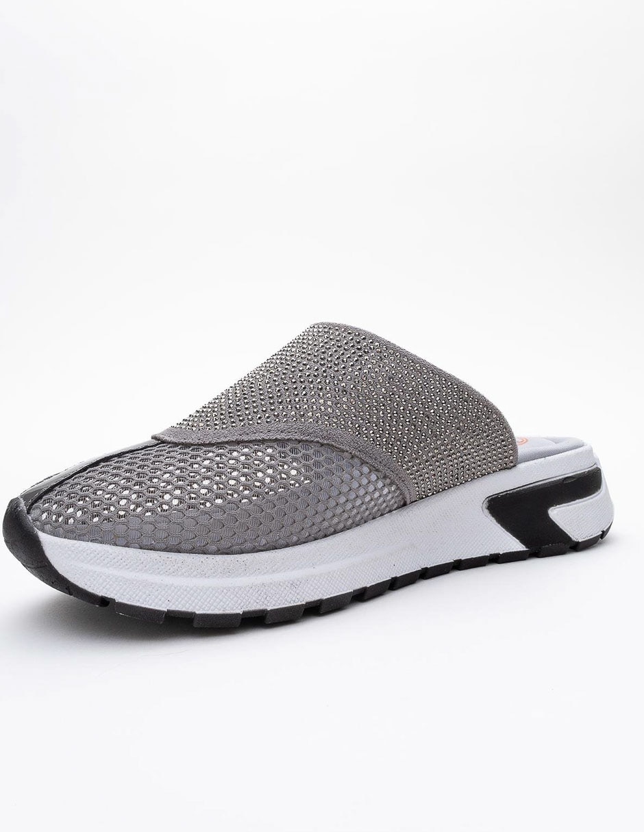 Zueco glea de piel para mujer 2