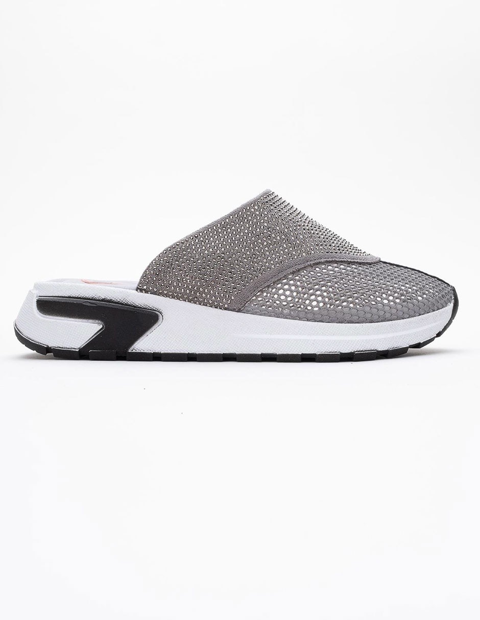 Zueco glea de piel para mujer 6