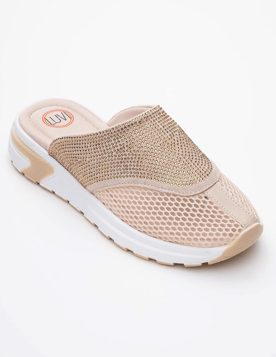 Zueco glea de piel para mujer 5