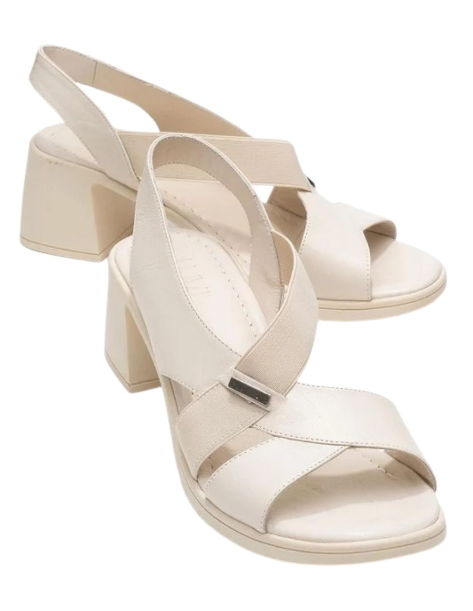 Zapato de tacón crina de piel para mujer 3