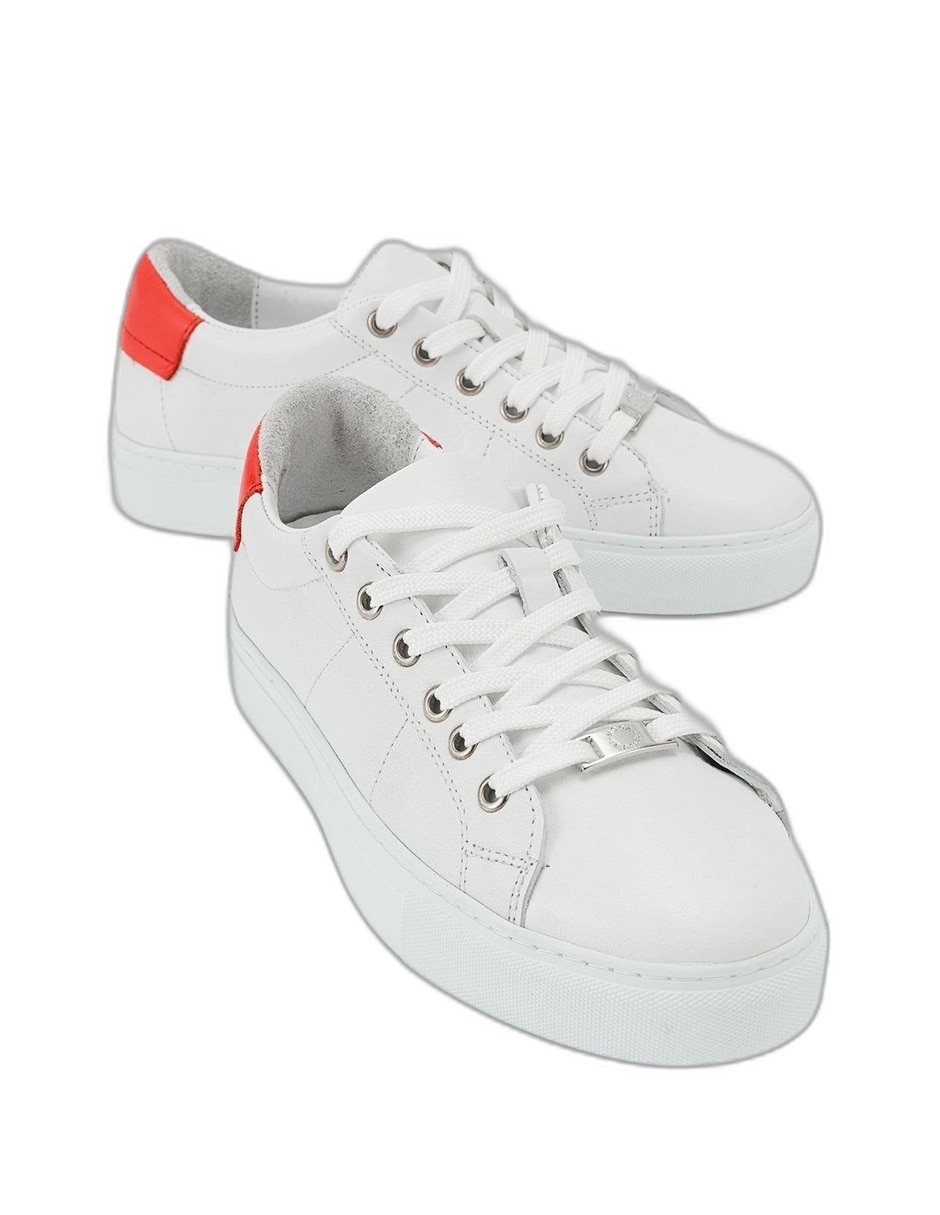 Top sider ayverie de piel para mujer