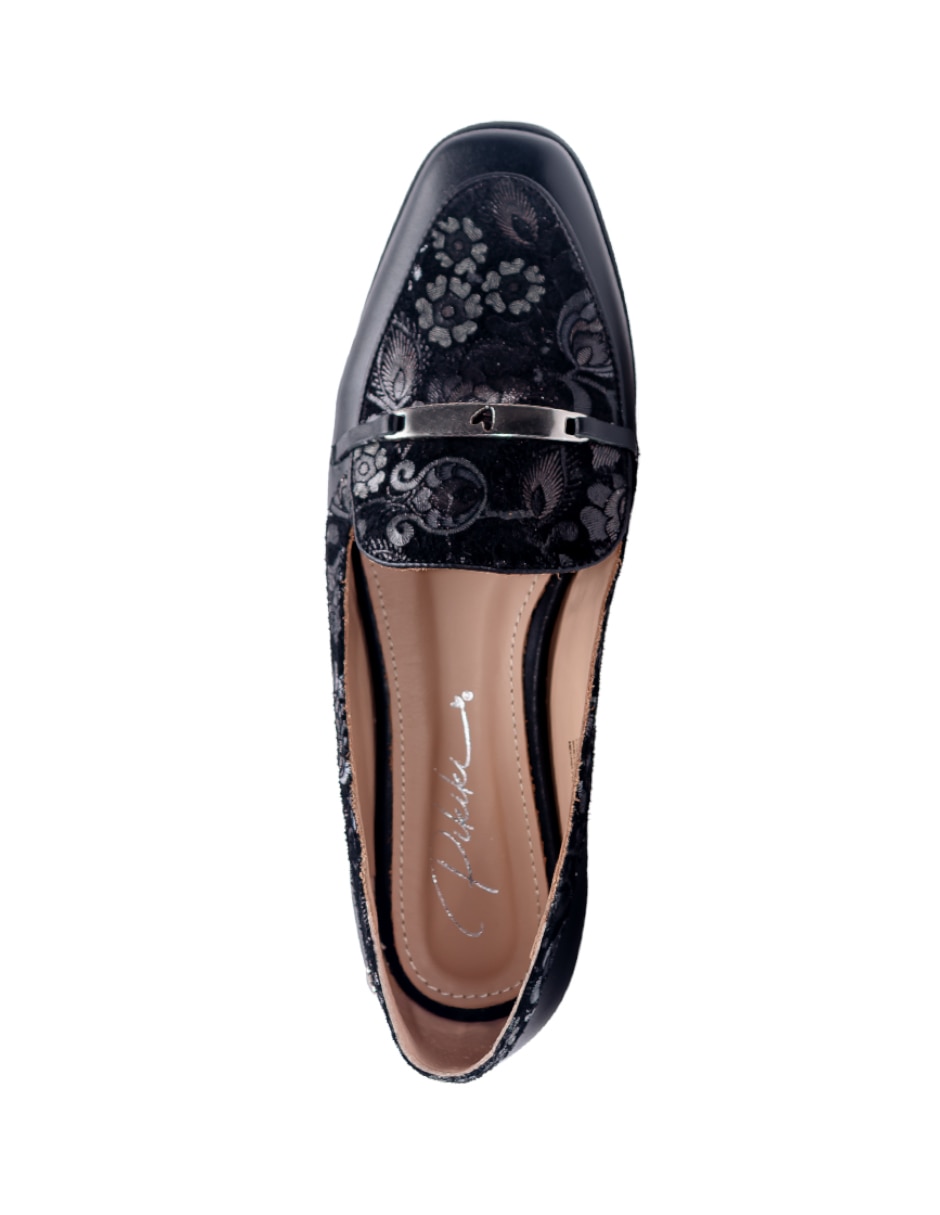Mocasín garden de piel para mujer 7