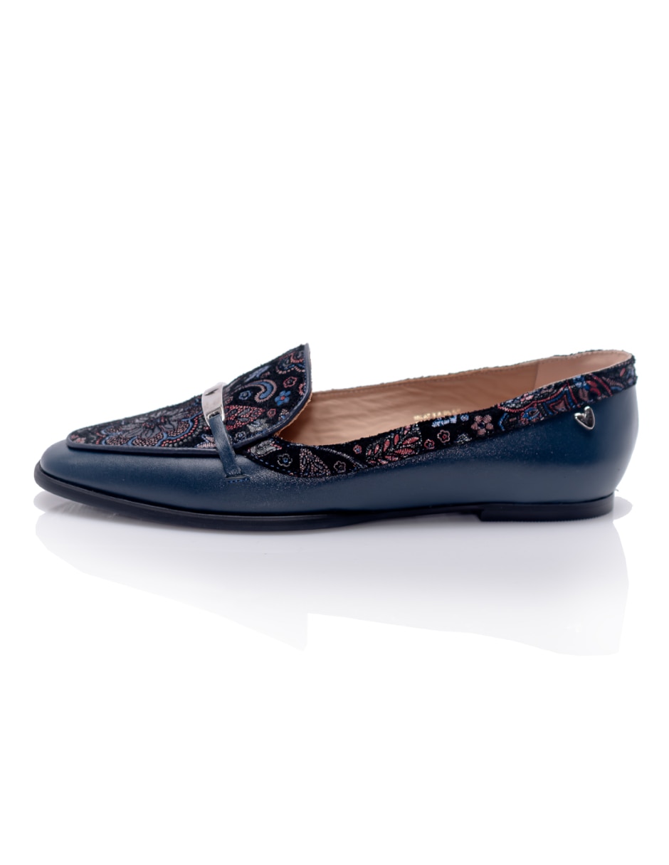 Mocasín garden de piel para mujer Mocasín garden de piel para mujer