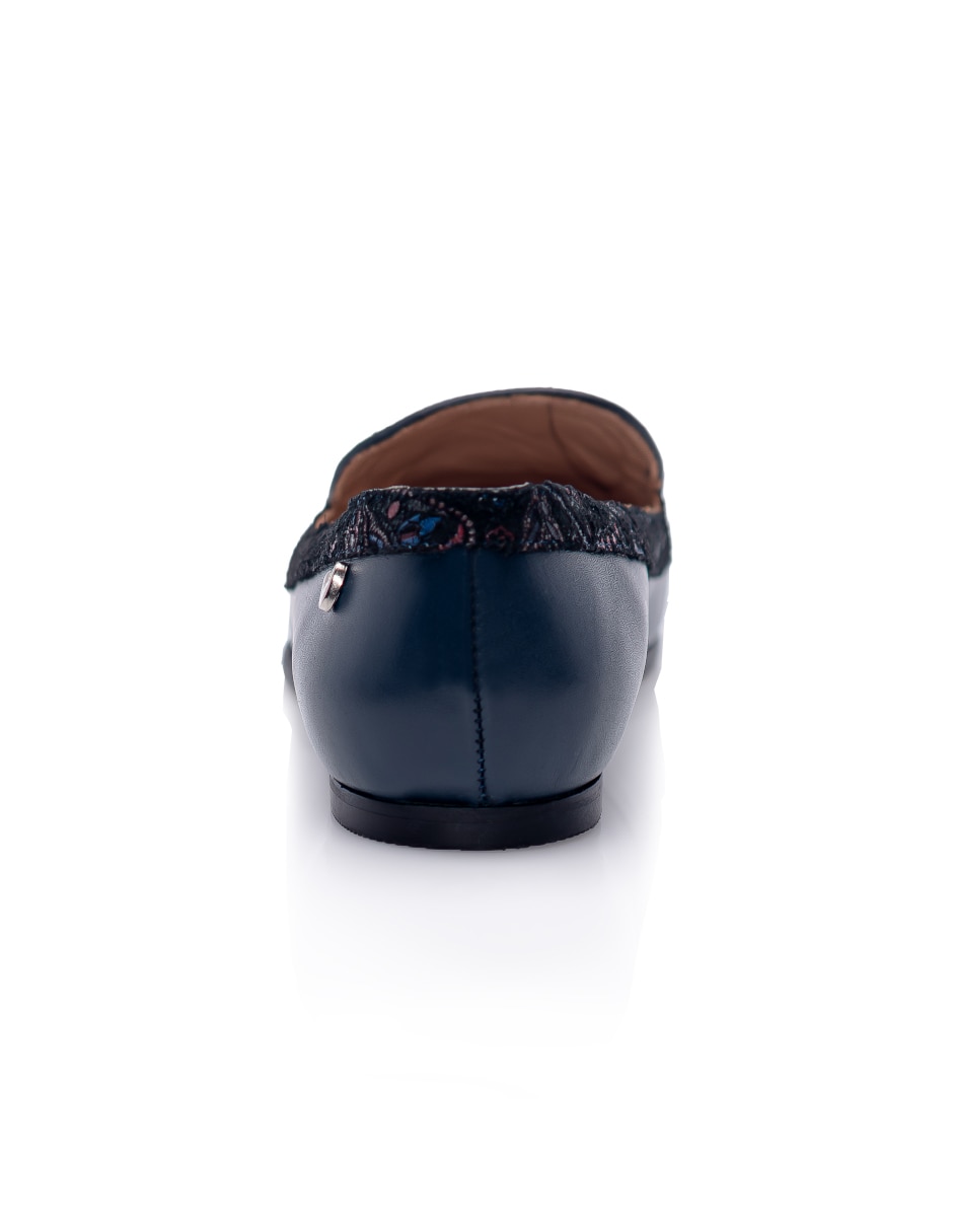 Mocasín garden de piel para mujer 2