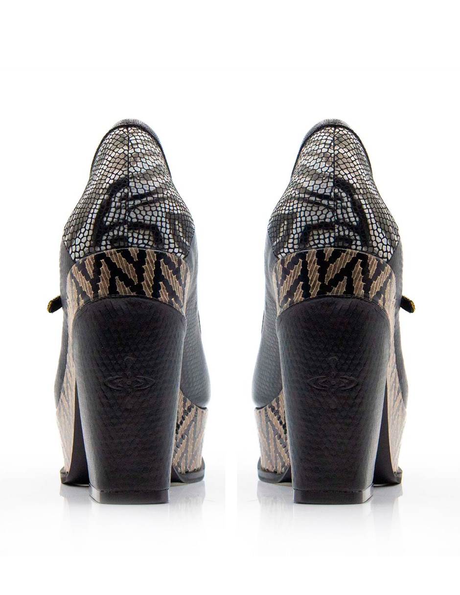 Zapato de tacón de piel para mujer 4
