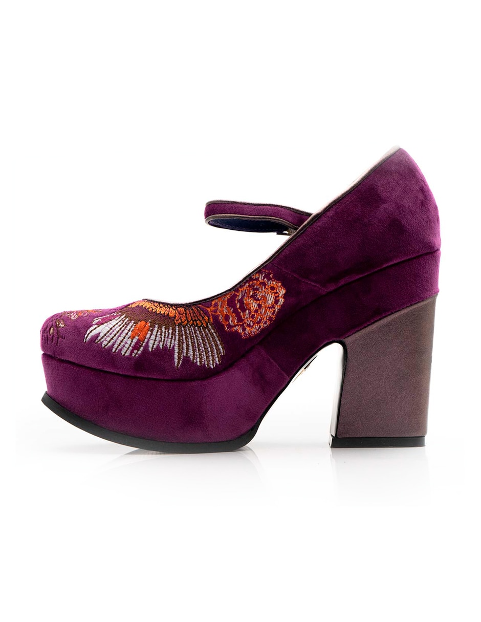Zapato de tacón de piel para mujer 7