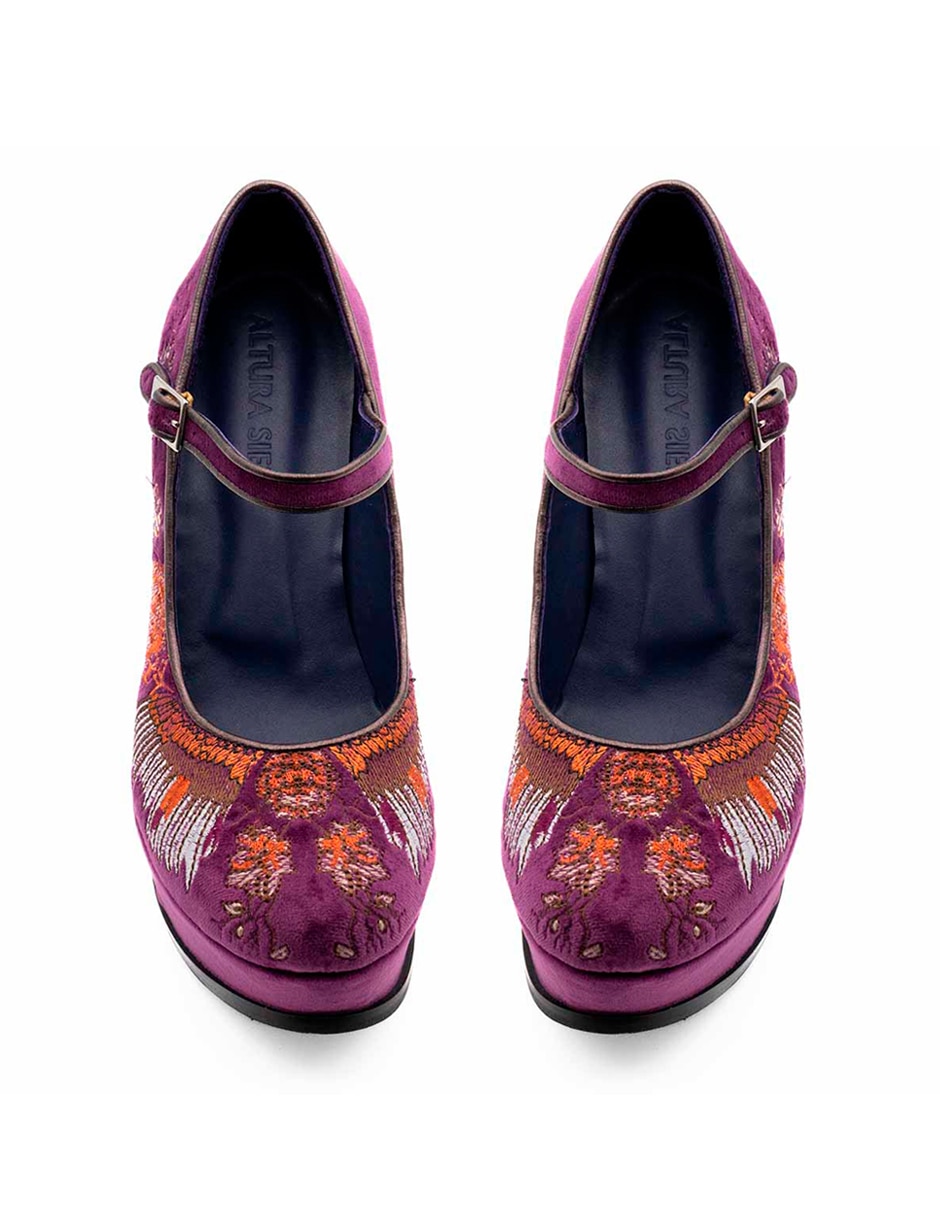 Zapato de tacón de piel para mujer 2