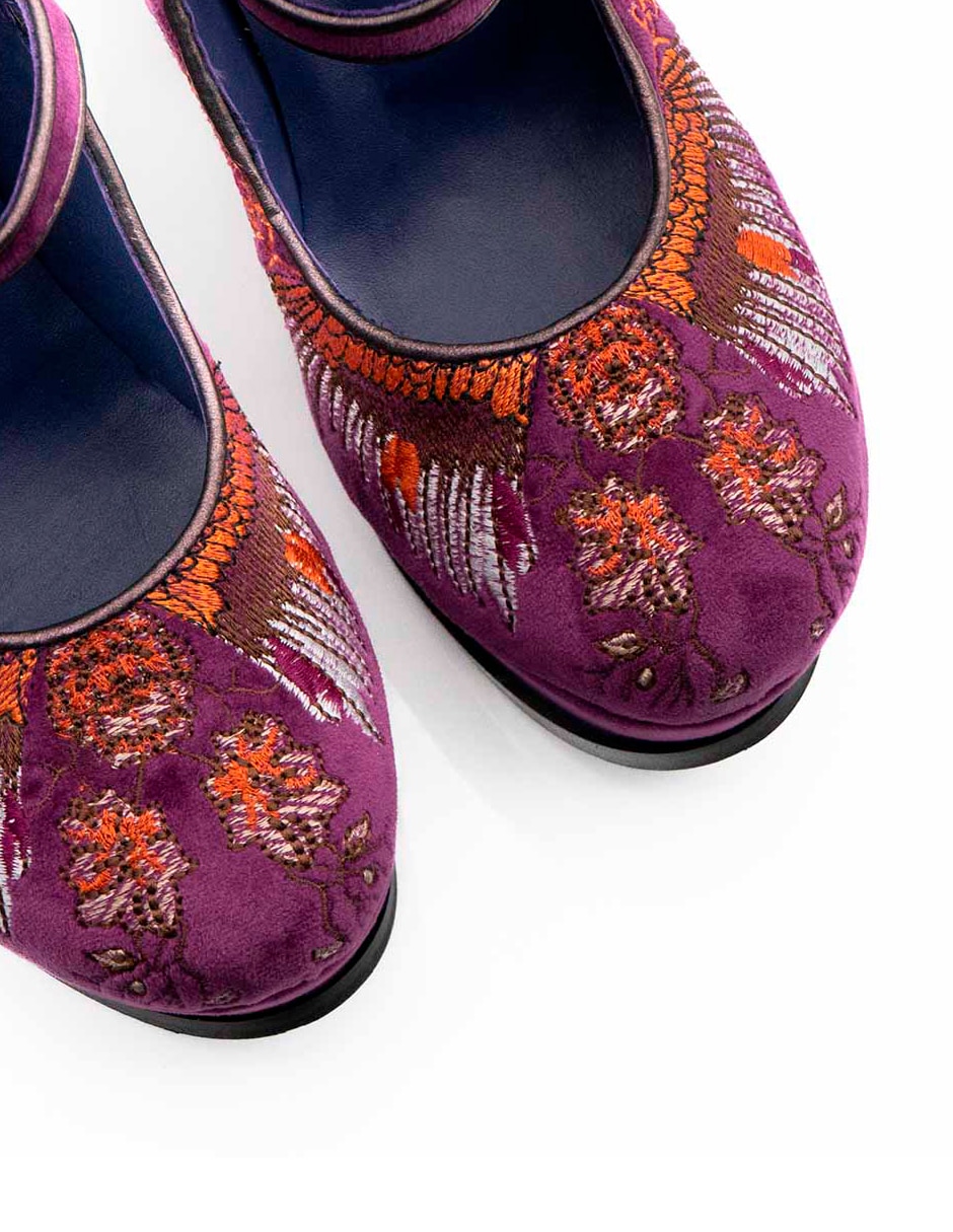 Zapato de tacón de piel para mujer 8