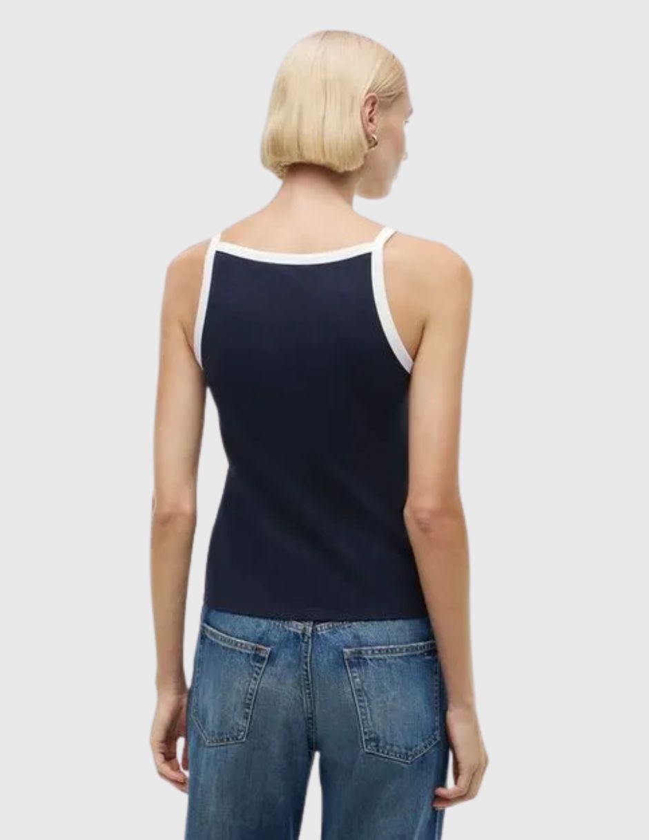 Playera manga Sin colección cuello Redondo para mujer 5