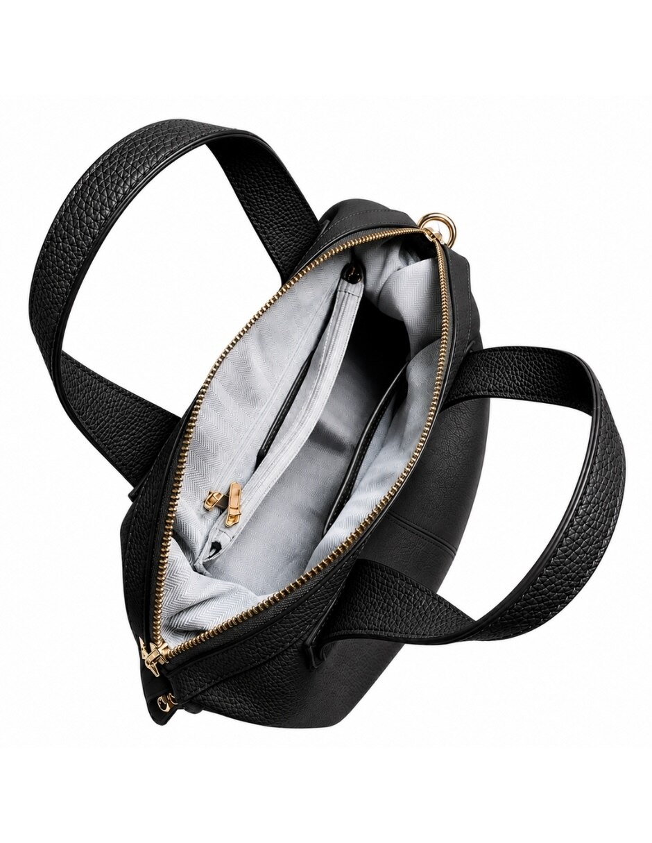 Bolsa satchel nómada de piel para mujer 4
