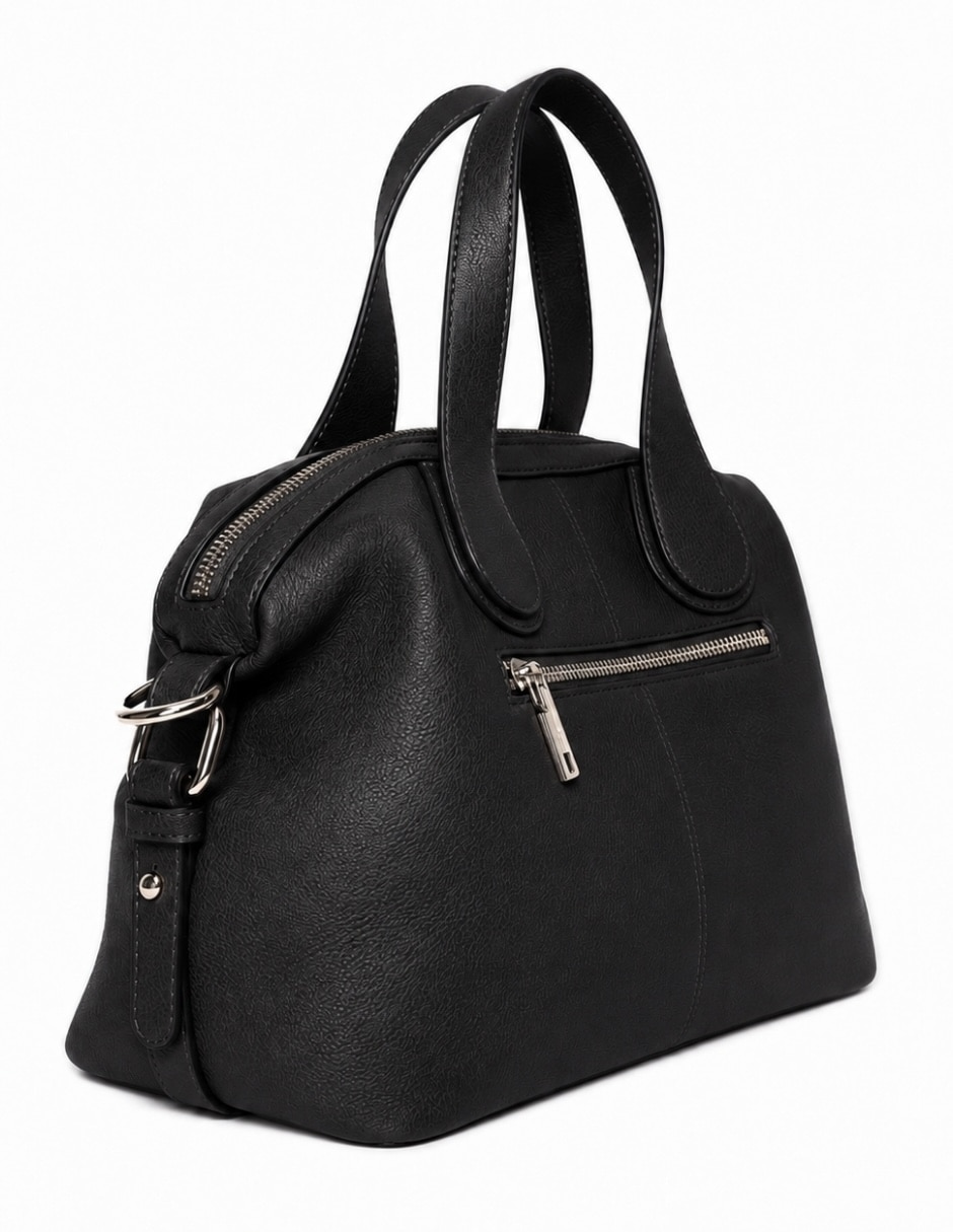 Bolsa satchel nómada de piel para mujer 5