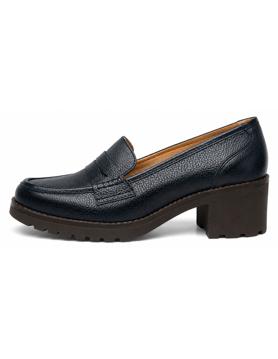 Mocasín mocasín de piel para mujer 1