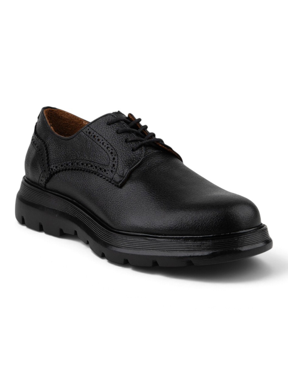 Zapato derby alonzo black para hombre