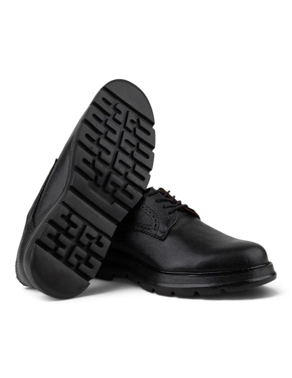 Zapato derby alonzo black para hombre 3