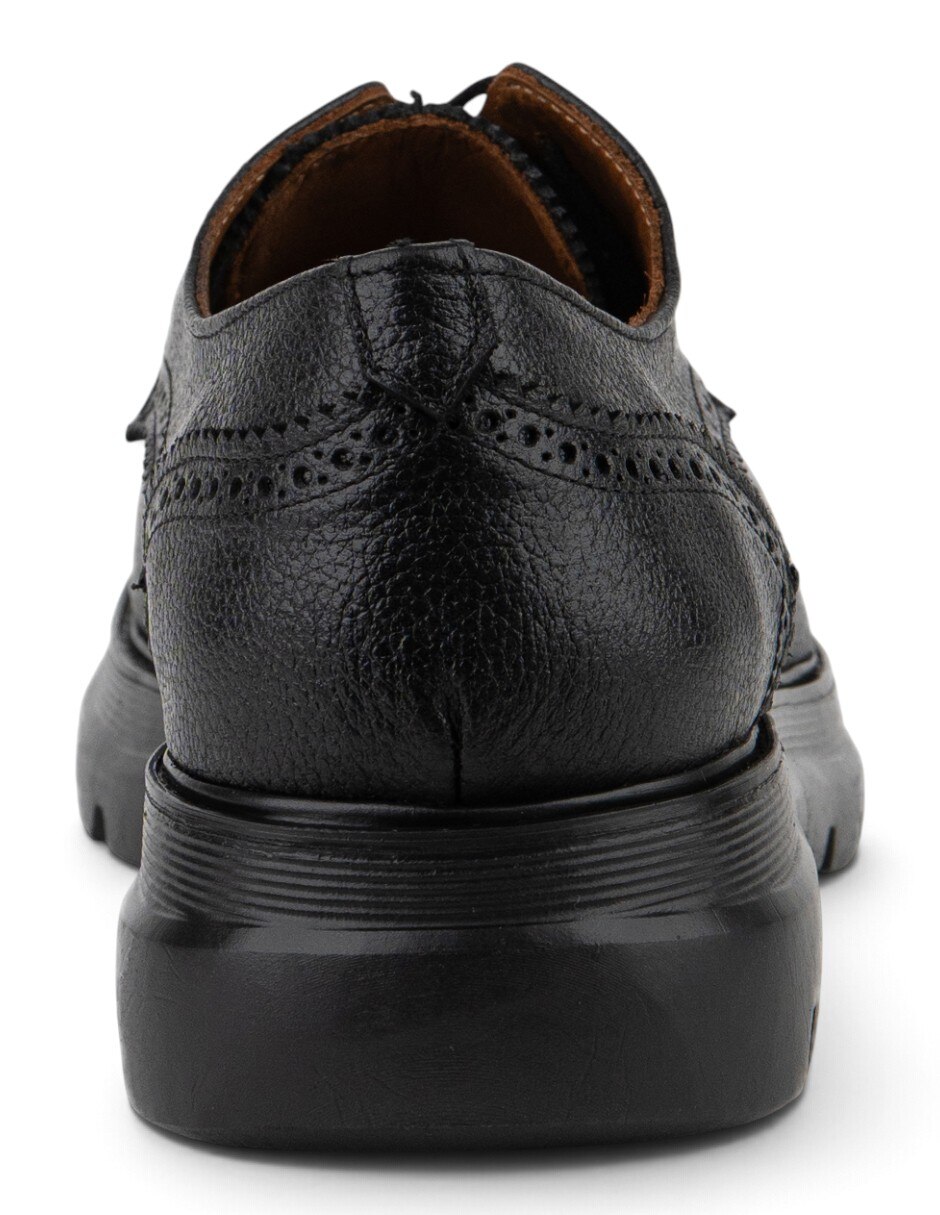 Zapato derby alonzo black para hombre 7