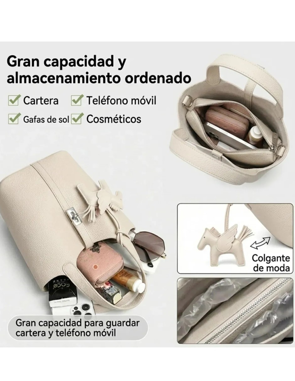 Bolsa Bandolera Friends de Algodón para mujer 3