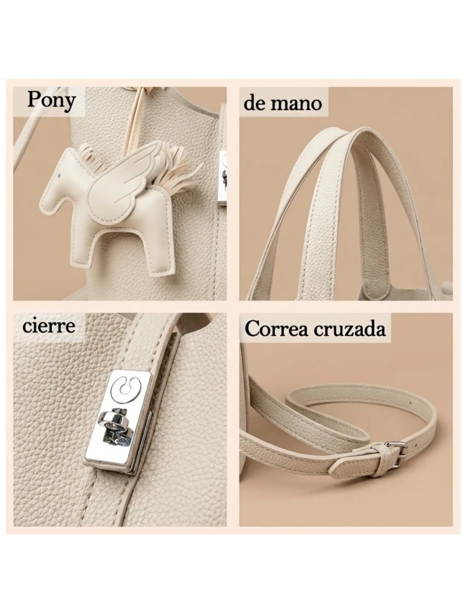 Bolsa Bandolera Friends de Algodón para mujer 4