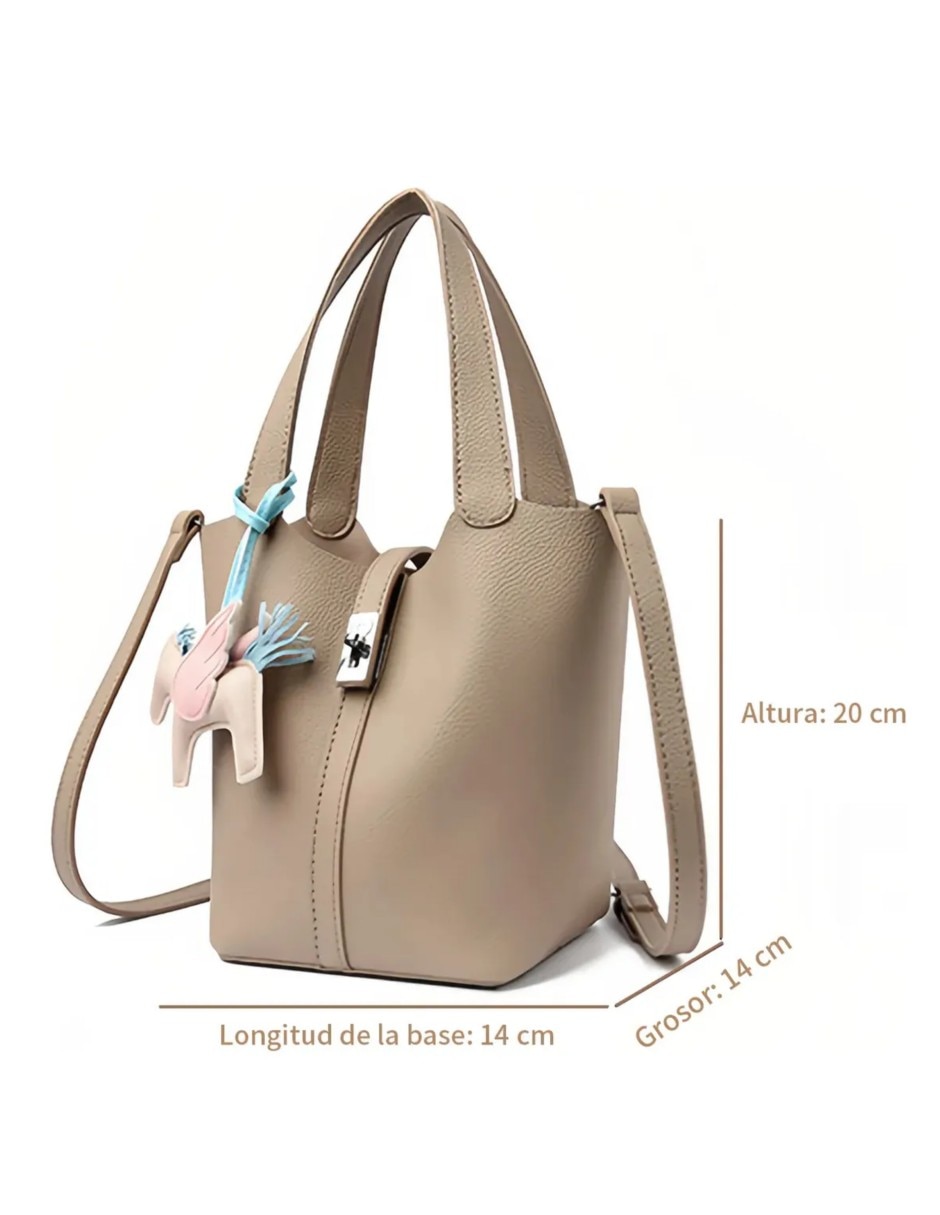 Set/Bolsa Bandolera Friends de Piel para (si aplica) Mujer 4