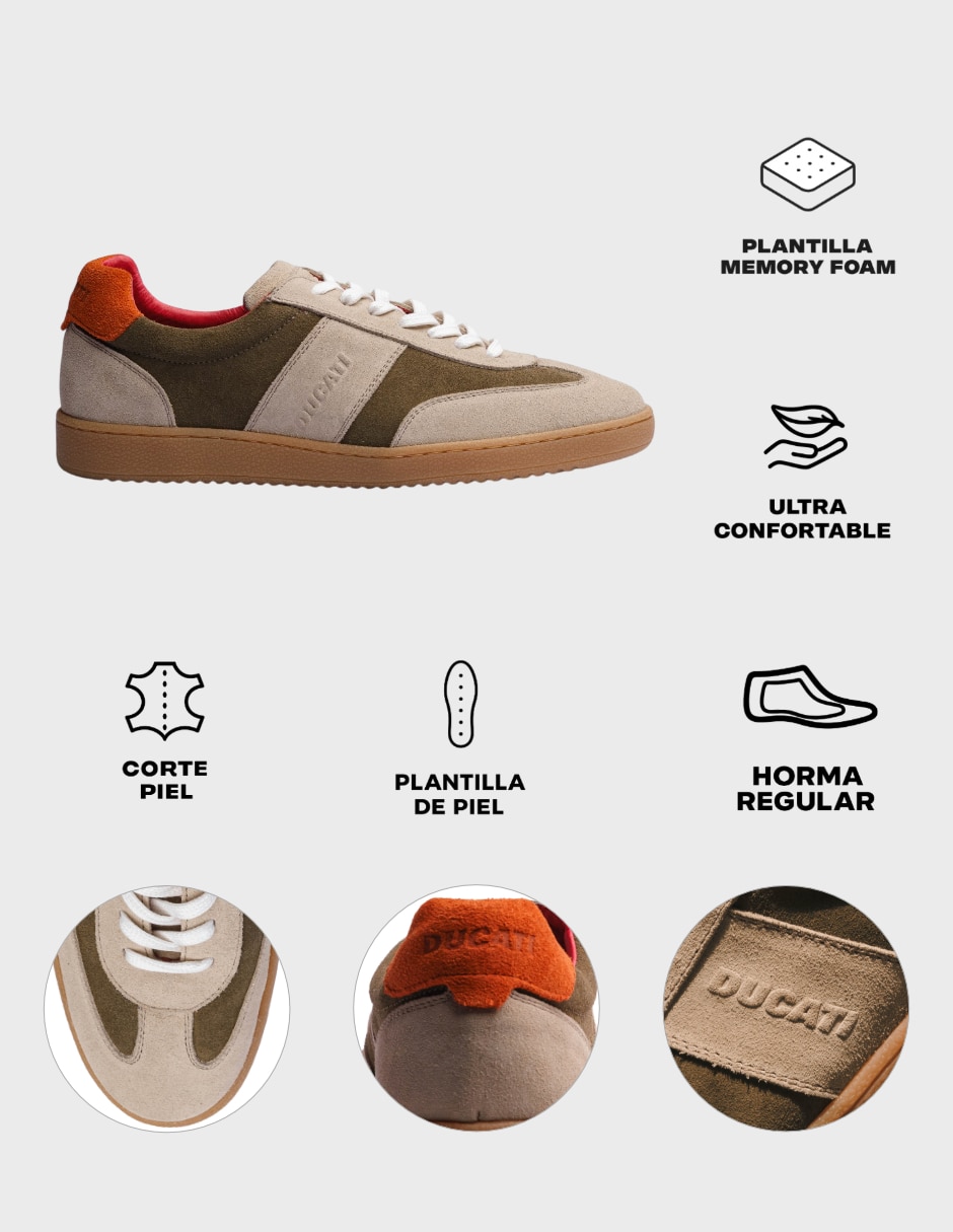 Tenis de piel(si aplica) SIN FAMILIA NI COLECCION para hombre 10