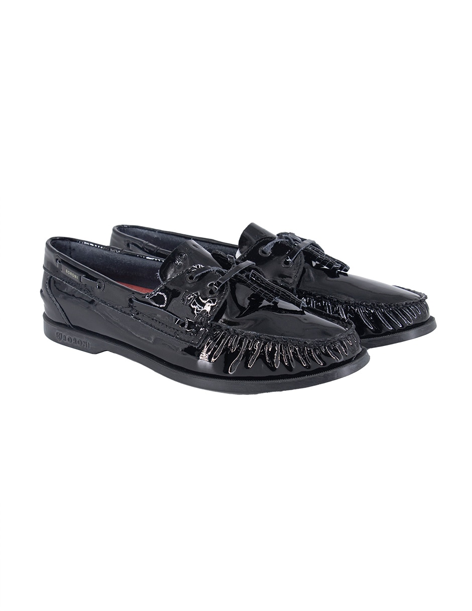 Zapato Mocasín MARINERO BORONI NEGRO CHAROL LISO para hombre Zapato Mocasín MARINERO BORONI NEGRO CHAROL LISO para hombre