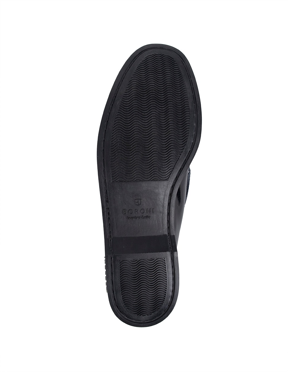 Zapato Mocasín MARINERO BORONI NEGRO CHAROL LISO para hombre 4