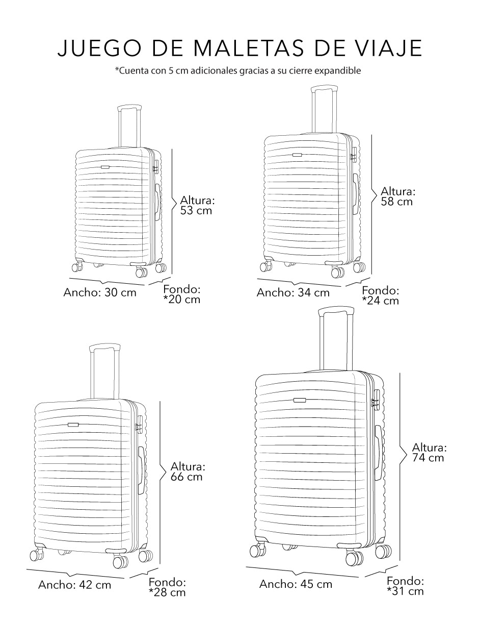 Maleta con ruedas De viaje 9
