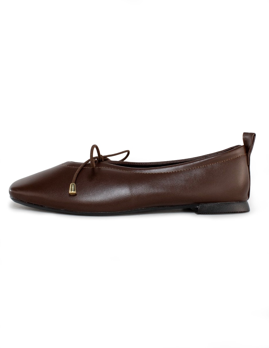 Balerina FLATS de Piel sintética para mujer