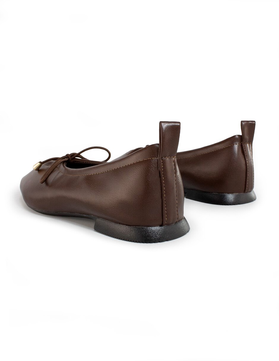 Balerina FLATS de Piel sintética para mujer 2