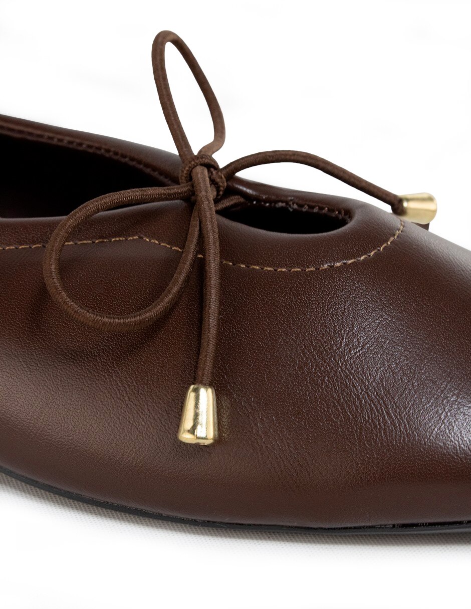 Balerina FLATS de Piel sintética para mujer 6