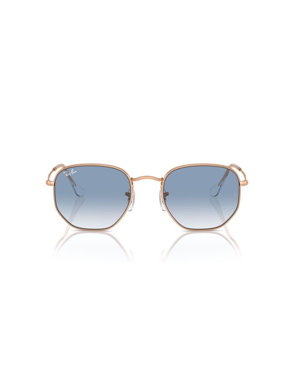 Lentes de sol hexagonal unisex