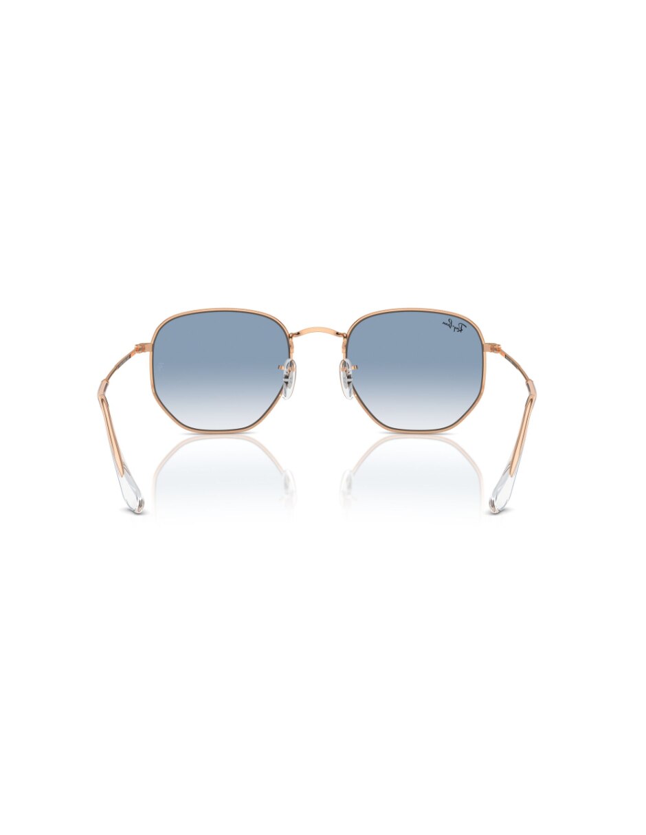 Lentes de sol hexagonal unisex