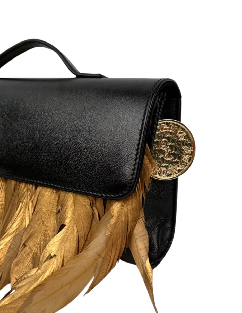 Bolsa clutch de piel para mujer 5