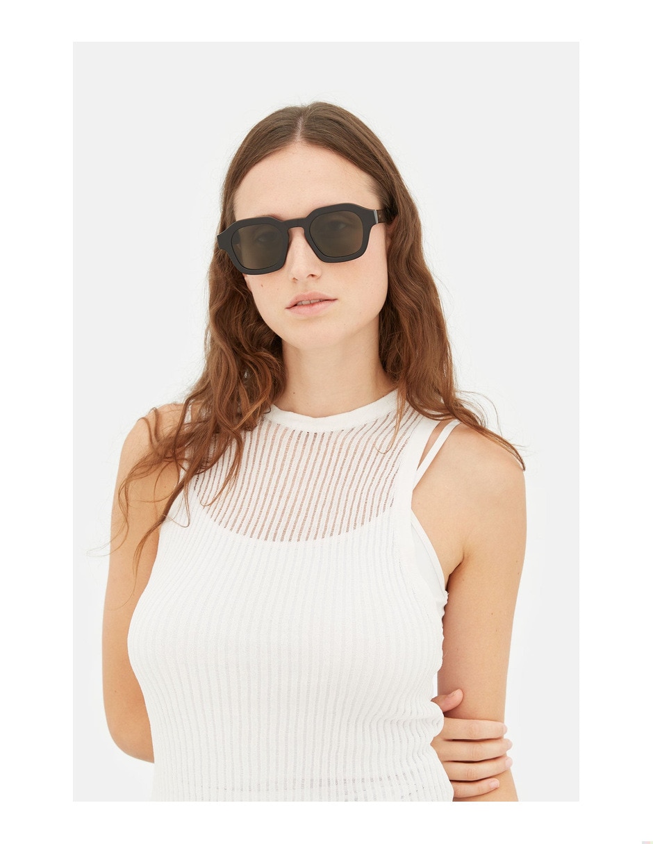 Lentes de sol saluto black unisex 5
