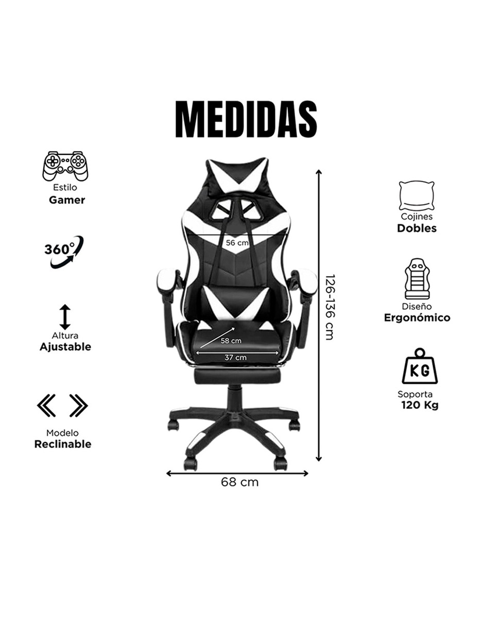 Silla gamer Colección 8