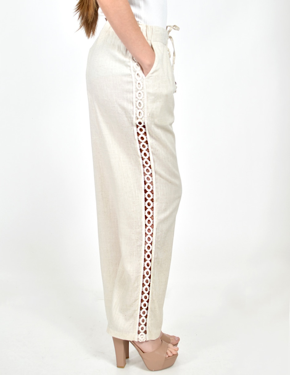 Pantalón regular recto para mujer 5