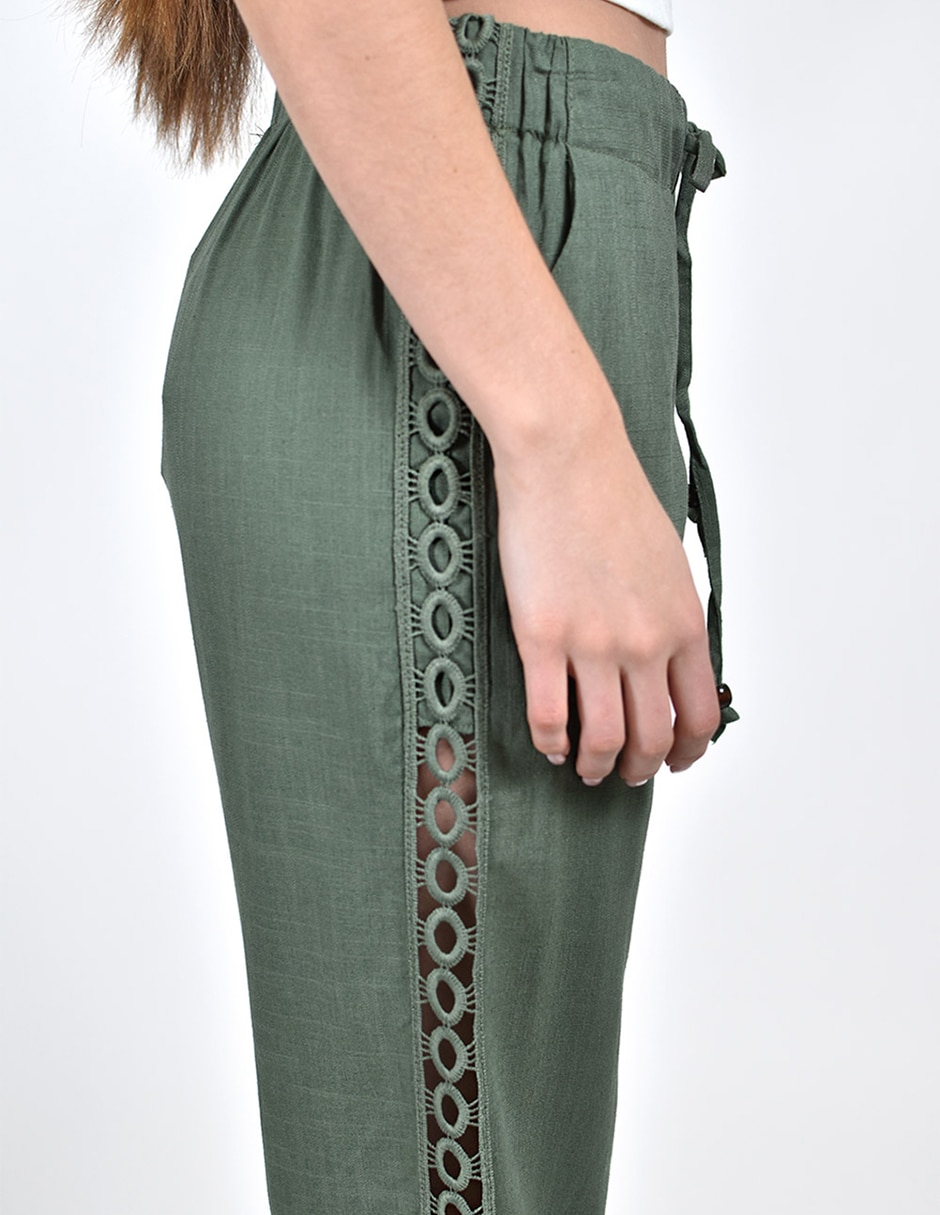 Pantalón regular recto para mujer 3